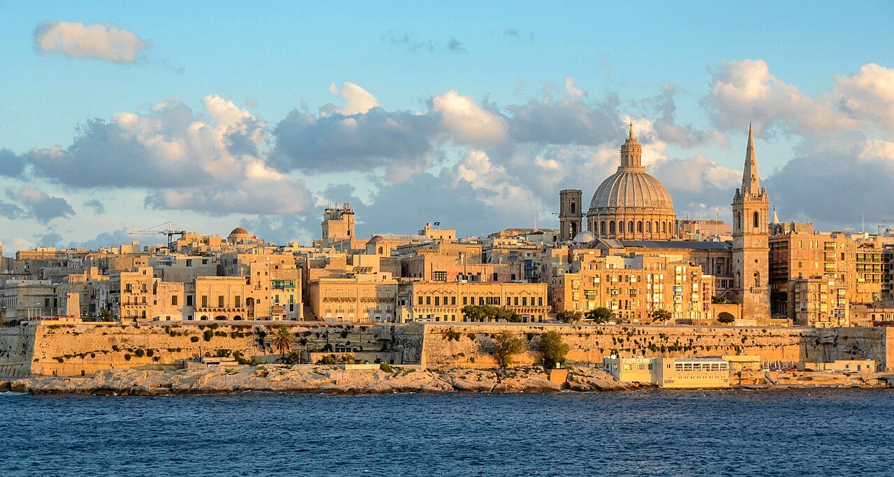 Golden Bay near Valletta & Malta, Malta