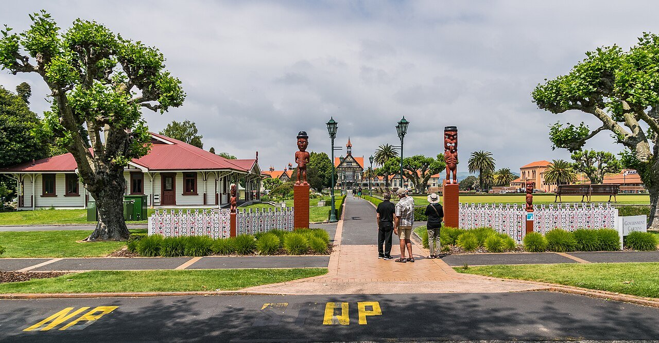Government Gardens in Rotorua, Bay of Plenty Region, North Island of New Zealand