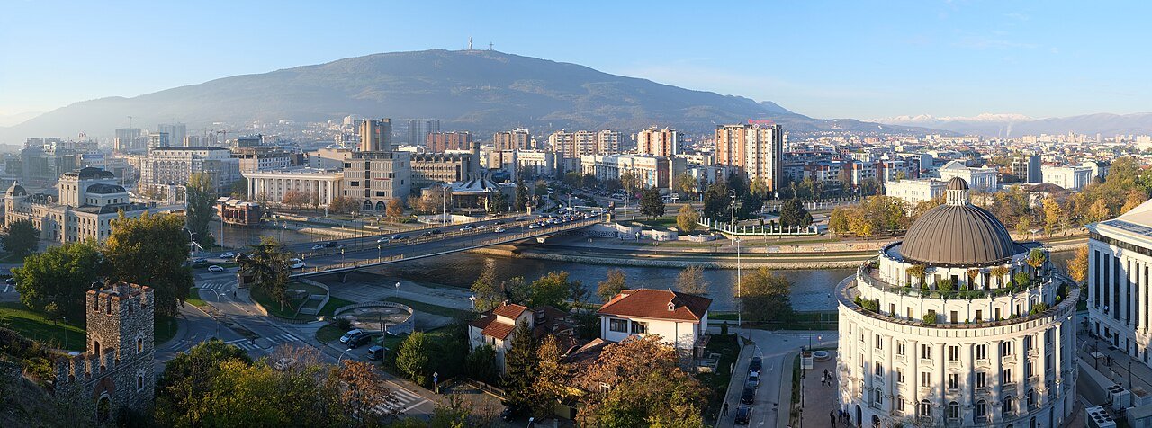 View from Skopje Fortress.