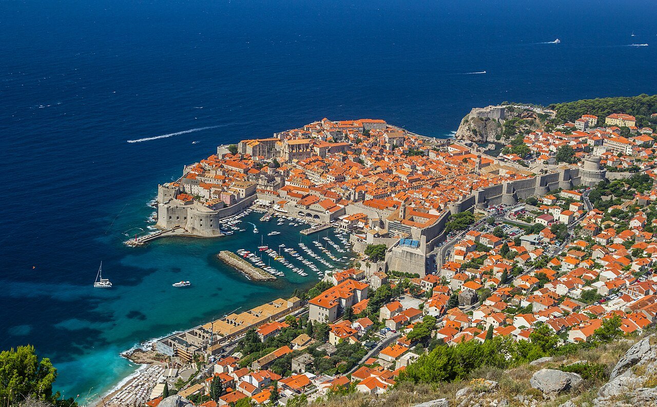 Banje Beach near Dubrovnik, Croatia